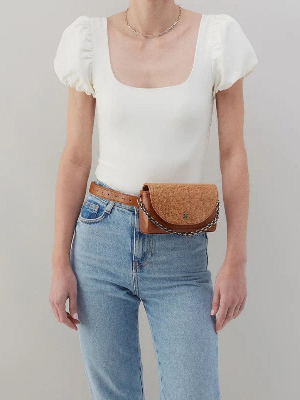 HOBO Drake Genuine Leather Crossbody / Belt Bag in Cedar Crackle Print - NWT - Picture 9 of 16